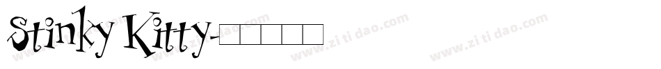 Stinky Kitty字体转换